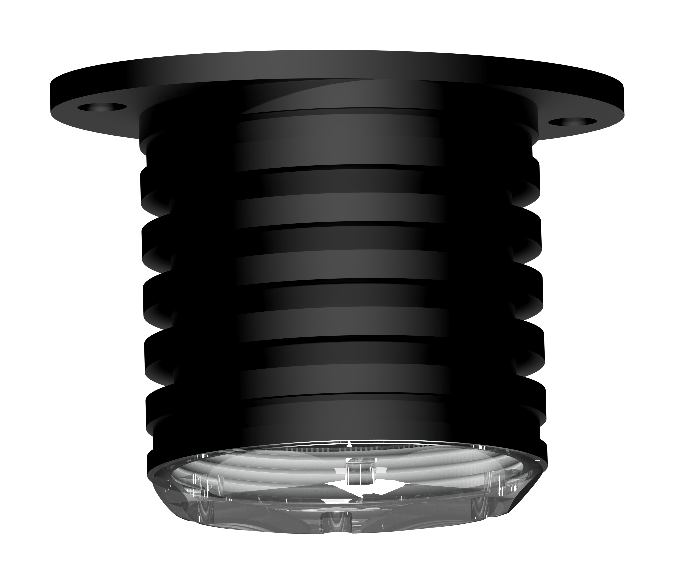 6W Spreader Light, dimmable, 74° reflector (blk) 6W Spreader Light, dimmable, 74° reflector (blk)